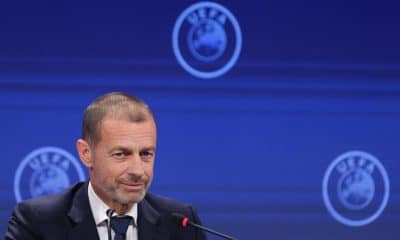 Foto de archivo del presidente de la UEFA, el esloveno Aleksander Ceferin. EFE/EPA/ANDREJ CUKIC