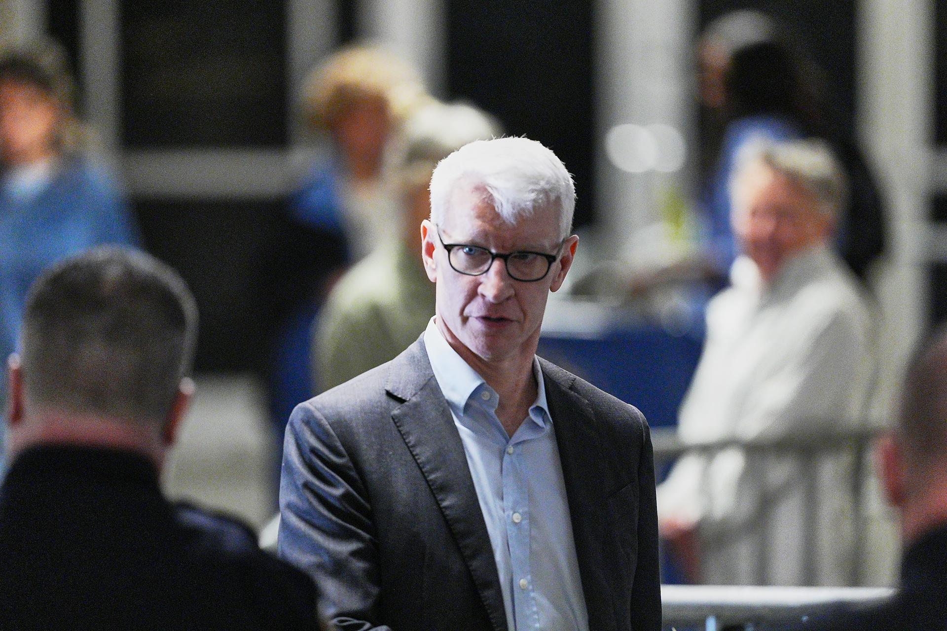 Foto de archivo del presentador Anderson Cooper. EFE/EPA/Curtis Means / POOL