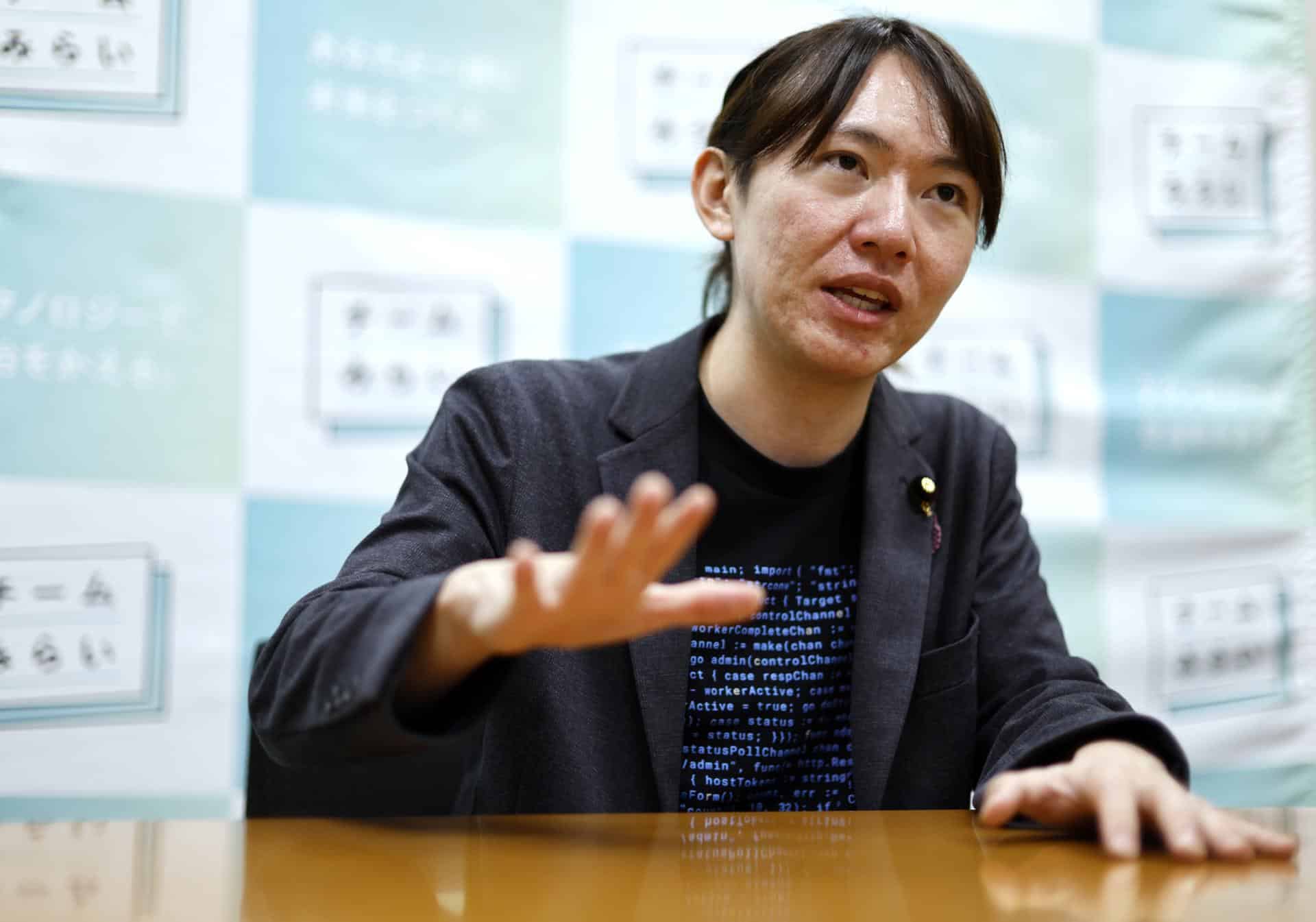 TOKYO (Japan), 13/02/2026.- El ingeniero de inteligencia artificial (IA) y político Takahiro Anno, líder del 'Equipo Futuro' (traducción de 'Mirai' en japonés). EFE/EPA/FRANCK ROBICHON