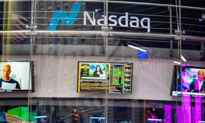 Imagen de archivo del mercado tecnológico Nasdaq, en Nueva York, donde cotizan las "big tech". EFE/EPA/ANGELINA KATSANIS
