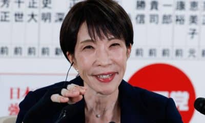 La primera ministra japonesa, Sanae Takaichi, tras ganar las elecciones el 8 de febrero. 
EFE/EPA/Kim Kyung-Hoon / POOL