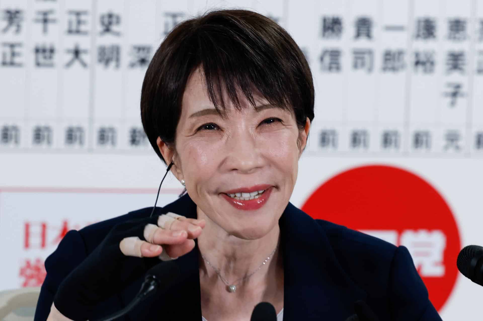 La primera ministra japonesa, Sanae Takaichi, tras ganar las elecciones el 8 de febrero. 
EFE/EPA/Kim Kyung-Hoon / POOL