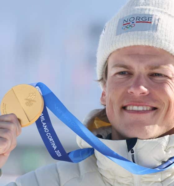 El noruego Johannes Hoesflot Klaebo en una imagen de archivo de los Juegos de Milan Cortina 2026. EFE/EPA/HANNIBAL HANSCHKE