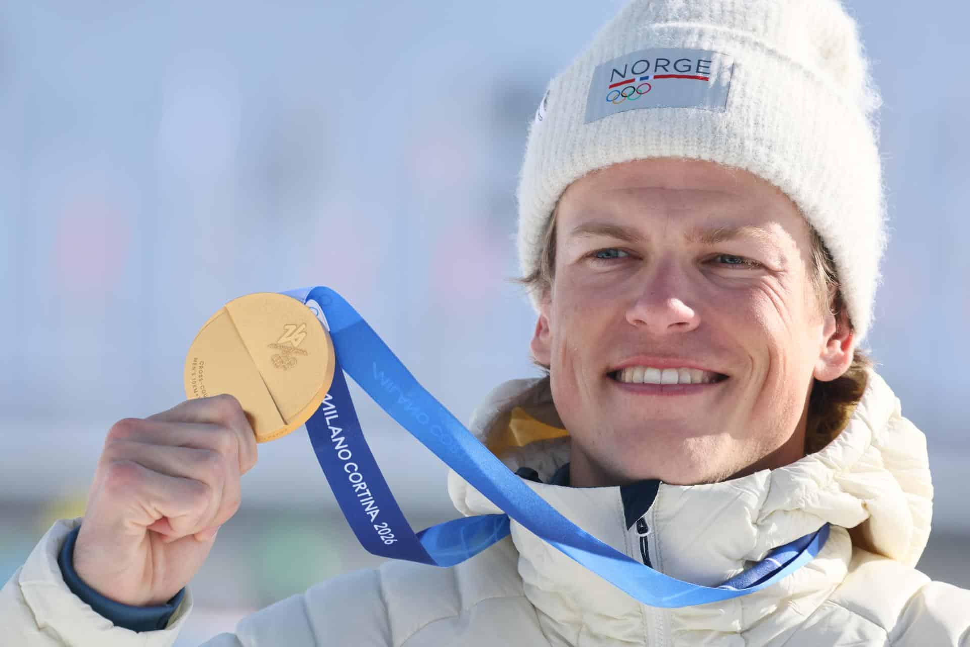 El noruego Johannes Hoesflot Klaebo en una imagen de archivo de los Juegos de Milan Cortina 2026. EFE/EPA/HANNIBAL HANSCHKE