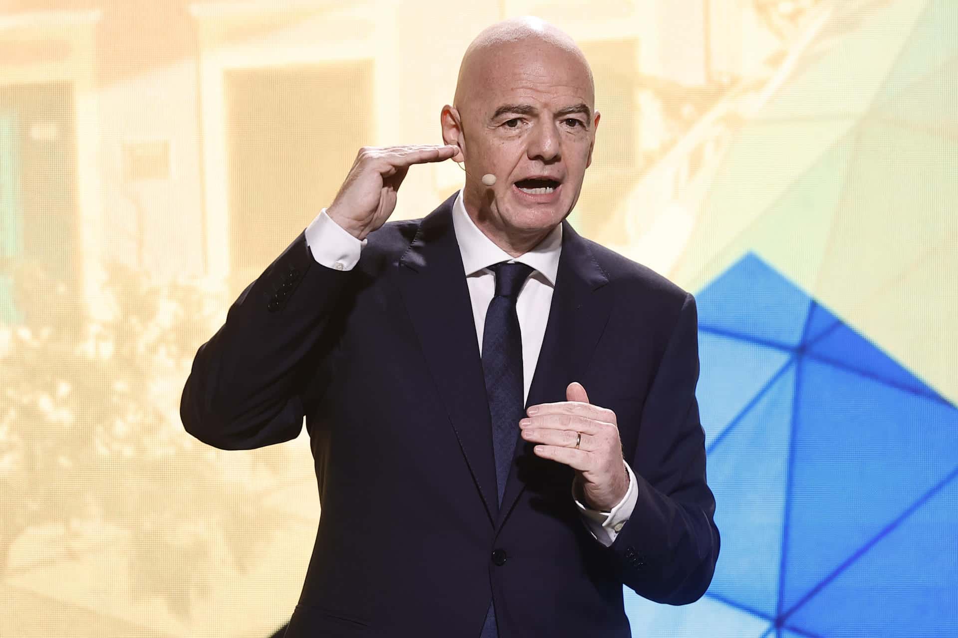 El presidente de la FIFA, Gianni Infantino, en una imagen de archivo. EFE/ André Coelho