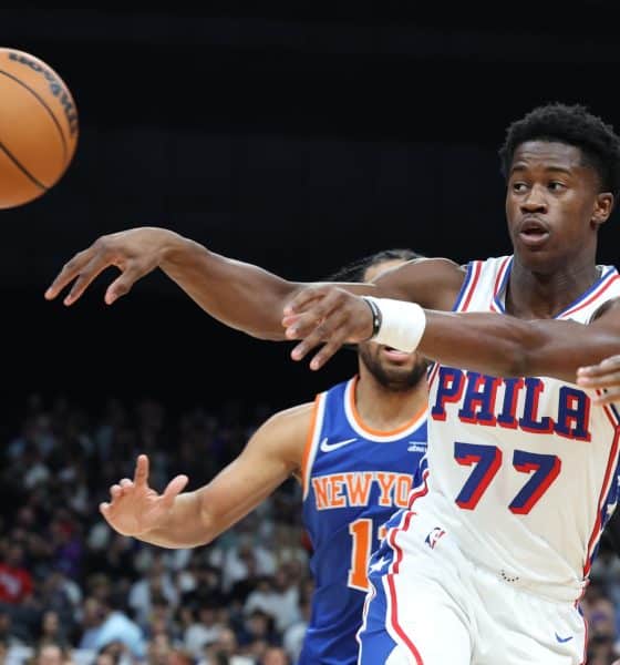 Foto de archivo de VJ Edgecombe, de los Philadelphia 76ers. EFE/EPA/ALI HAIDER SHUTTERSTOCK OUT