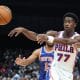 Foto de archivo de VJ Edgecombe, de los Philadelphia 76ers. EFE/EPA/ALI HAIDER SHUTTERSTOCK OUT