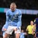 El noruego Erling Haaland, delantero del Manchester City EFE/EPA/PETER POWELL/Archivo