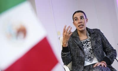 La secretaria de Turismo de México, Josefina Rodríguez. Imagen de archivo. EFE/Borja Sánchez Trillo