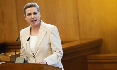 La primera ministra danesa, la socialdemócrata Mette Frederiksen. EFE/EPA/THOMAS TRAASDAHL DENMARK OUT