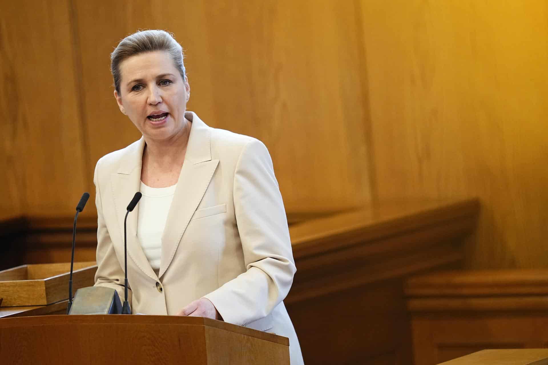 La primera ministra danesa, la socialdemócrata Mette Frederiksen. EFE/EPA/THOMAS TRAASDAHL DENMARK OUT