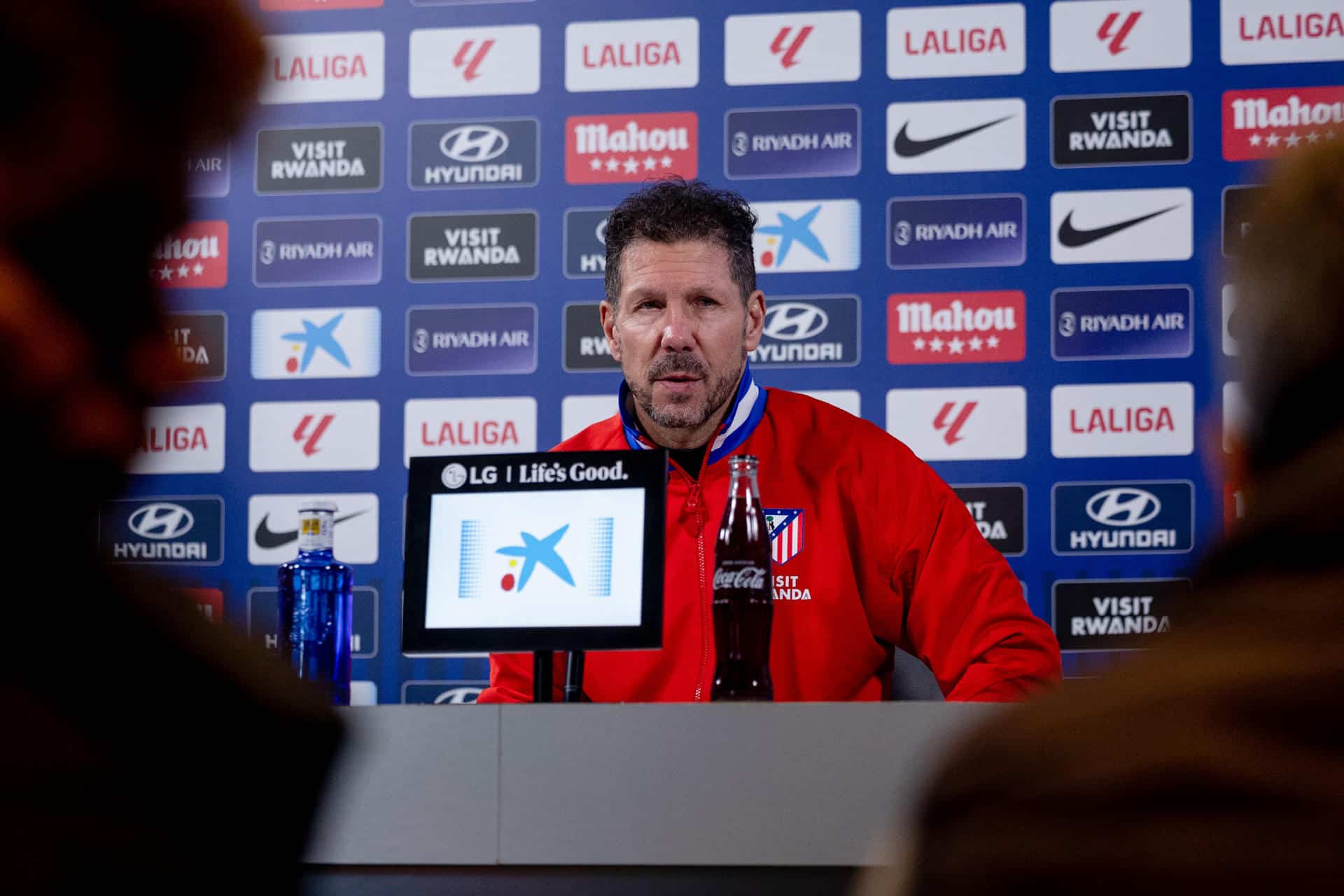 Simeone, en una foto de archivo en rueda de prensa. EFE/Daniel González