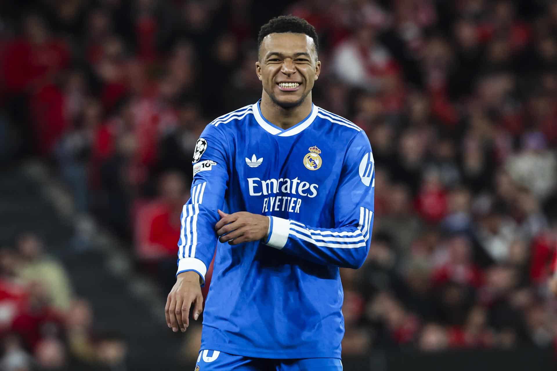 El futbolista del Real Madrid Kylian Mbappé, durante el partido disputado por su equipo el pasado 17 de febrero. EFE/ JOSE SENA GOULAO