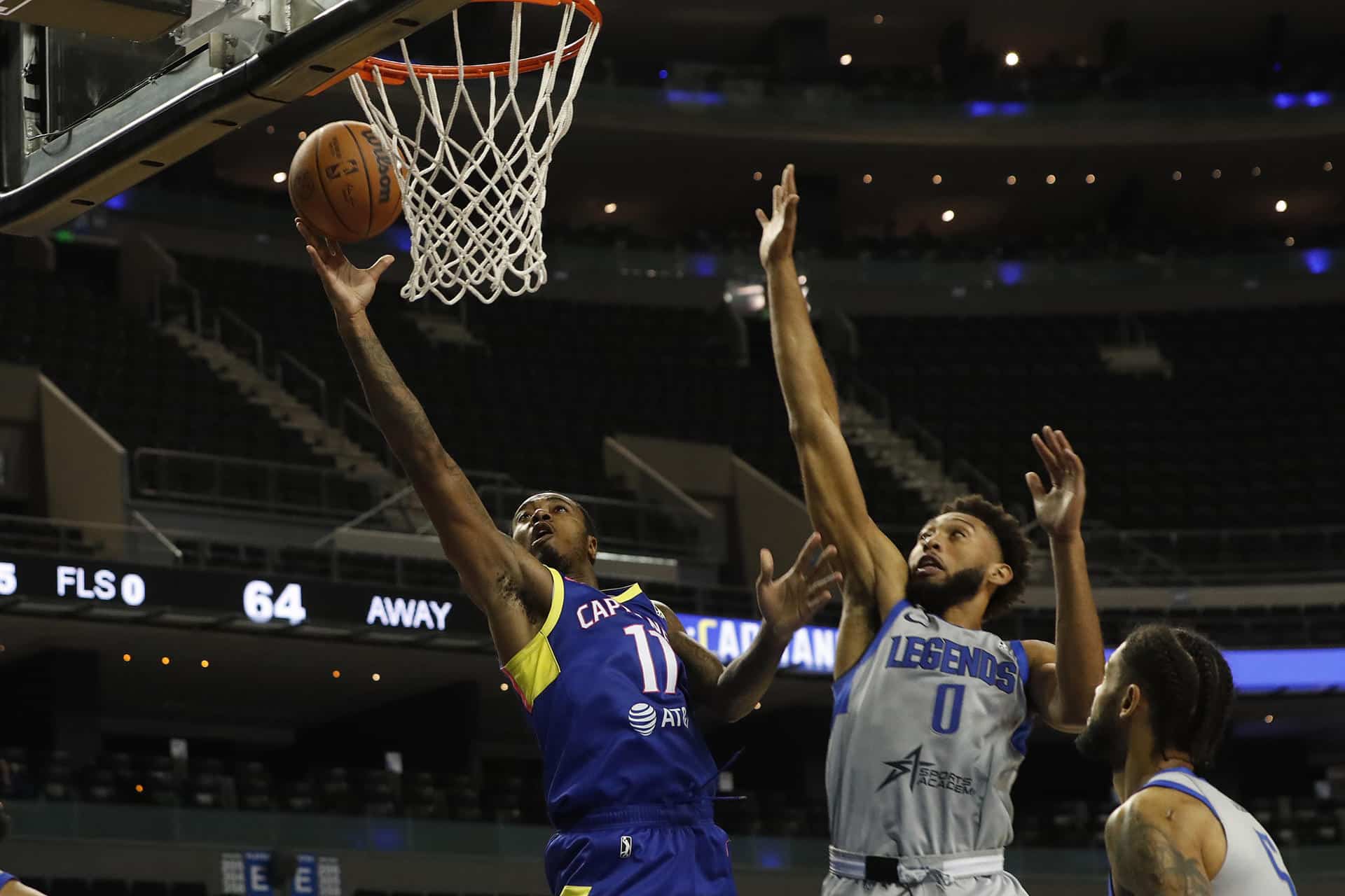 Imagen de archivo de un juego de la Temporada Regular de la NBA G-League 2022-2023 en la Arena Ciudad de México (México). EFE/Mario Guzmán