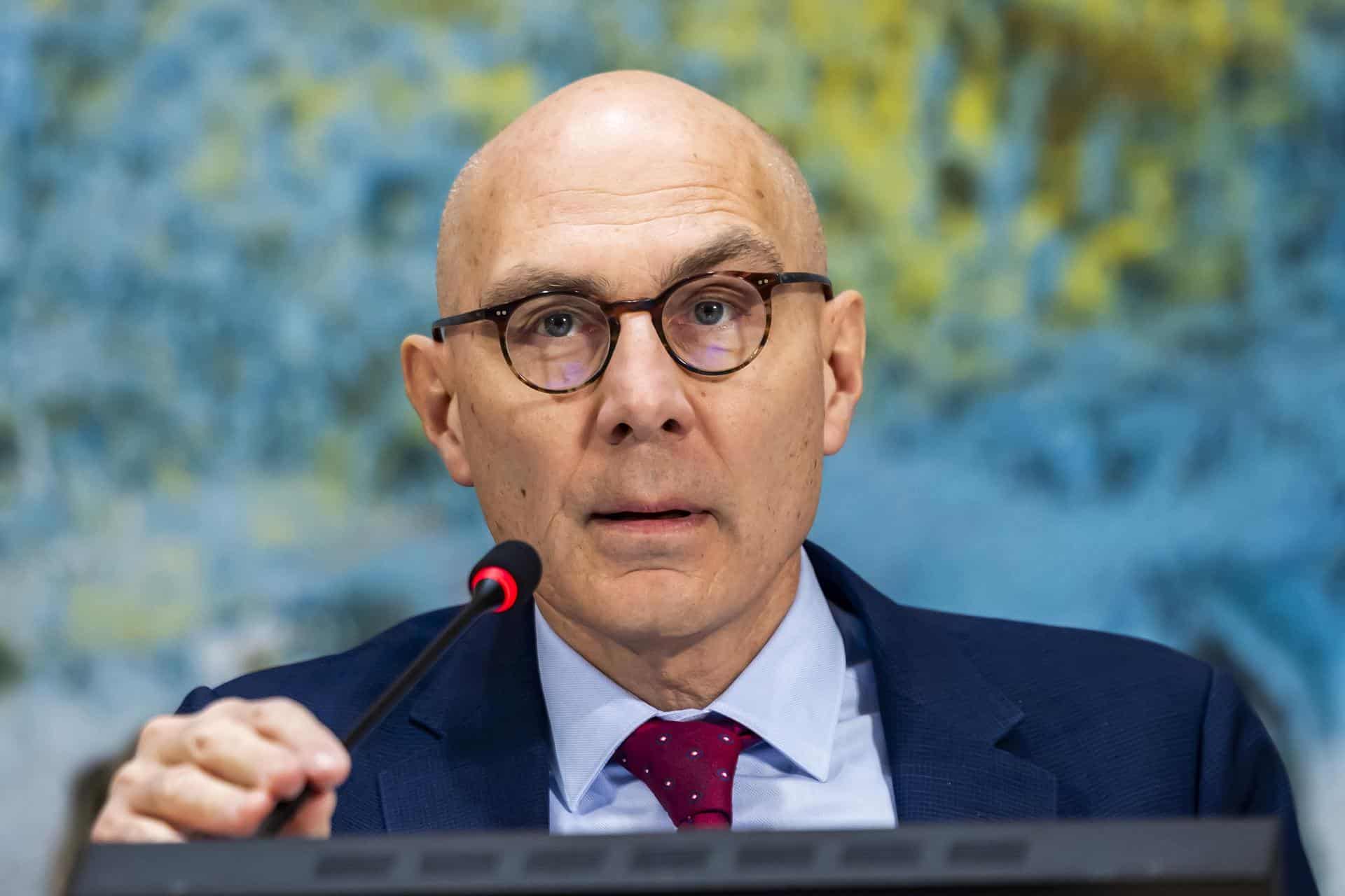 Imagen de Archivo del alto comisionado de la ONU para los derechos humanos, Volker Türk.
EFE/EPA/SALVATORE DI NOLFI