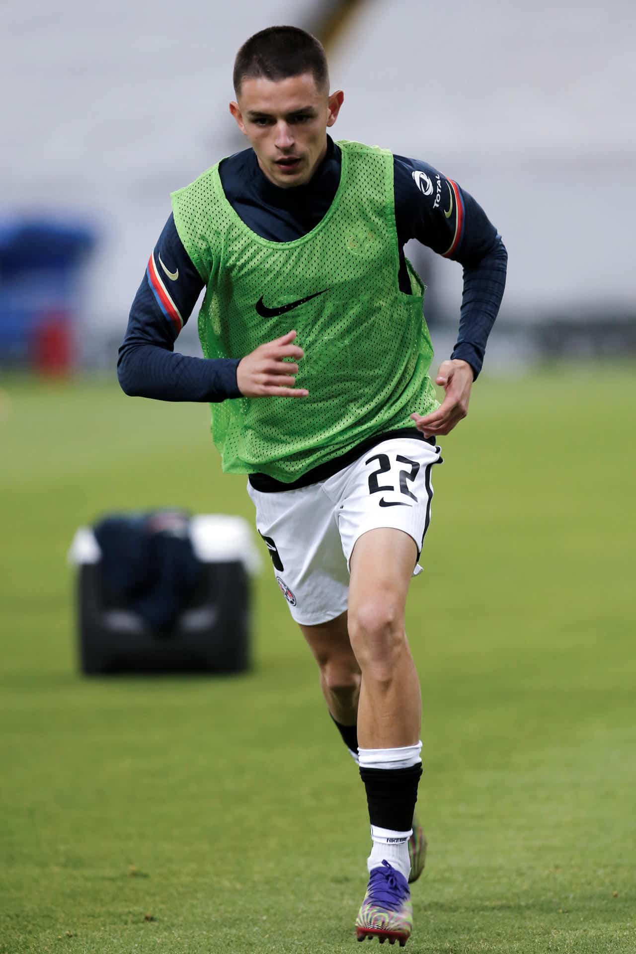 Fotografía de archivo que muestra al jugador español Álvaro Fidalgo durante un entrenamiento, en Guadalajara (México). EFE/Francisco Guasco