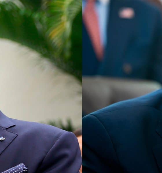 Combo de fotografías de archivo que muestra al presidente de Honduras, Nasry 'Tito' Asfura (i), y a su homólogo de Estados Unidos, Donald Trump. EFE/ Francis Chung / Pool / Gustavo Amador ARCHIVO