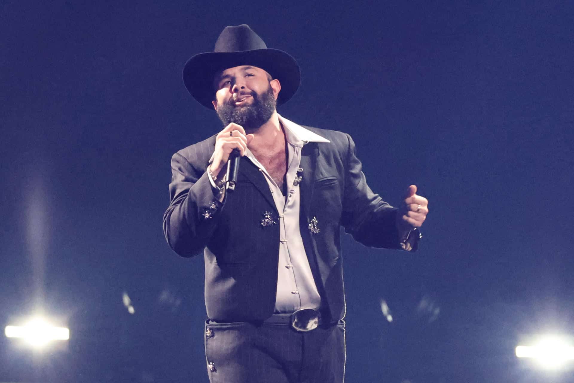 Fotografía de archivo del cantante mexicano Carin León en Las Vegas (Estados Unidos). EFE/ Octavio Guzmán