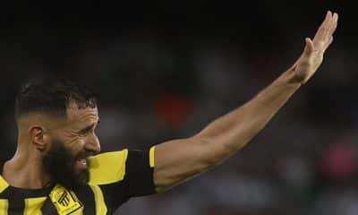 Fotografía de José Manuel Vidal, en la que puede verse en una imagen de archivo del 3 de agosto de 2024 al futbolista francés Karim Benzema, entonces como jugador del Al-Ittihad Club. EFE