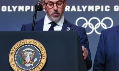 Casey Wasserman, presidente del comité organizador de los Juegos Olímpicos Los Ángeles 2028. EFE/EPA/SAMUEL CORUM/POOL