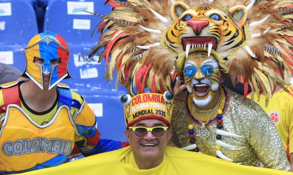 Imagen de archivo de hinchas de Colombia . EFE/ Ricardo Maldonado Rozo