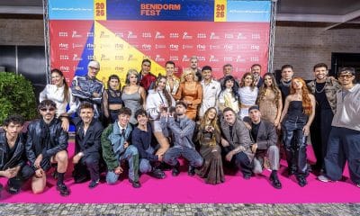 Foto de familia del Benidorm Fest 2026, la quinta edición del concurso musical levantino y la primera que se celebra desligada de Eurovisión. EFE/RTVE -SOLO USO EDITORIAL/SOLO DISPONIBLE PARA ILUSTRAR LA NOTICIA QUE ACOMPAÑA (CRÉDITO OBLIGATORIO)-