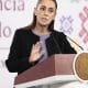 La presidenta de México, Claudia Sheinbaum, habla durante una rueda de prensa en el Palacio Nacional de Ciudad de México (México). Imagen de archivo. EFE/ José Méndez