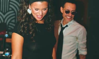 Fotografía tomada de la cuenta en la red social Facebook del cantante estadounidense de origen puertorriqueño Marc Anthony (officialmarcanthony) donde aparece con la cantante argentina Nathy Peluso quienes unieron sus voces para lanzar el tema de salsa, 'Como en el Idilio'. EFE/FB/officialmarcanthony /SOLO USO EDITORIAL /NO VENTAS /SOLO DISPONIBLE PARA ILUSTRAR LA NOTICIA QUE ACOMPAÑA /CRÉDITO OBLIGATORIO