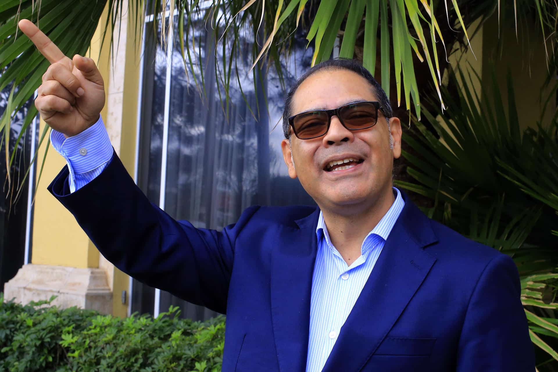 Edwin Hernández habla en una entrevista con EFE en Tegucigalpa (Honduras). EFE/Gustavo Amador