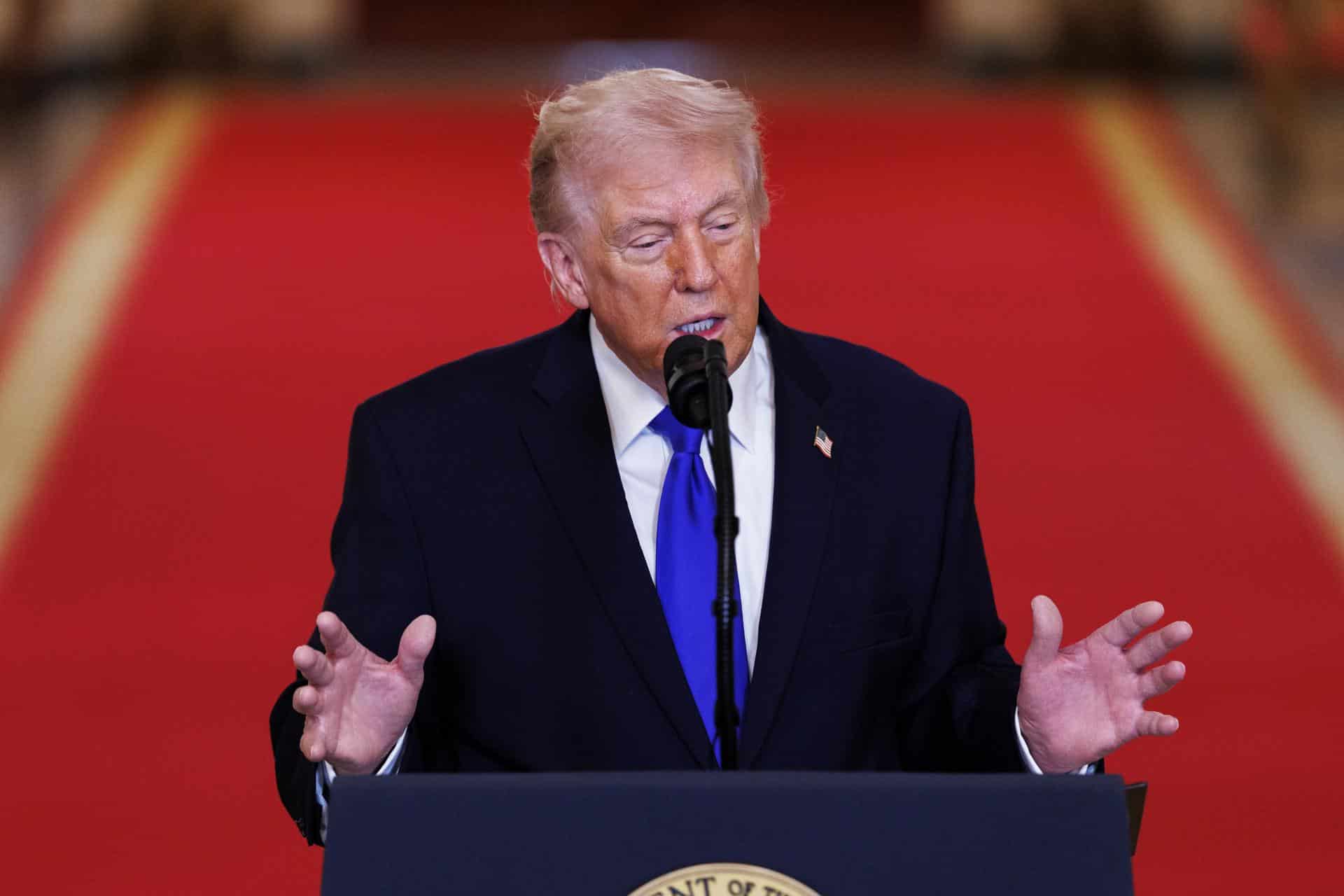 Fotografía del presidente de Estados Unidos, Donald Trump. EFE/Will Oliver
