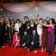 El equipo de la película 'Frontera' posa con los galardones conseguidos, tras la gala de entrega de los premios Gaudí celebrada en Barcelona. EFE/Toni Albir
