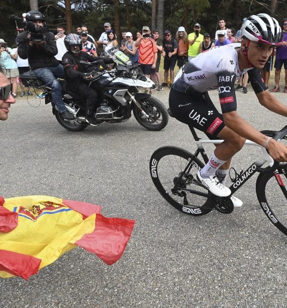 El ciclista mexicano del equipo UAE, Isaac del Toro,en foto de archivo de Santi Otero. EFE