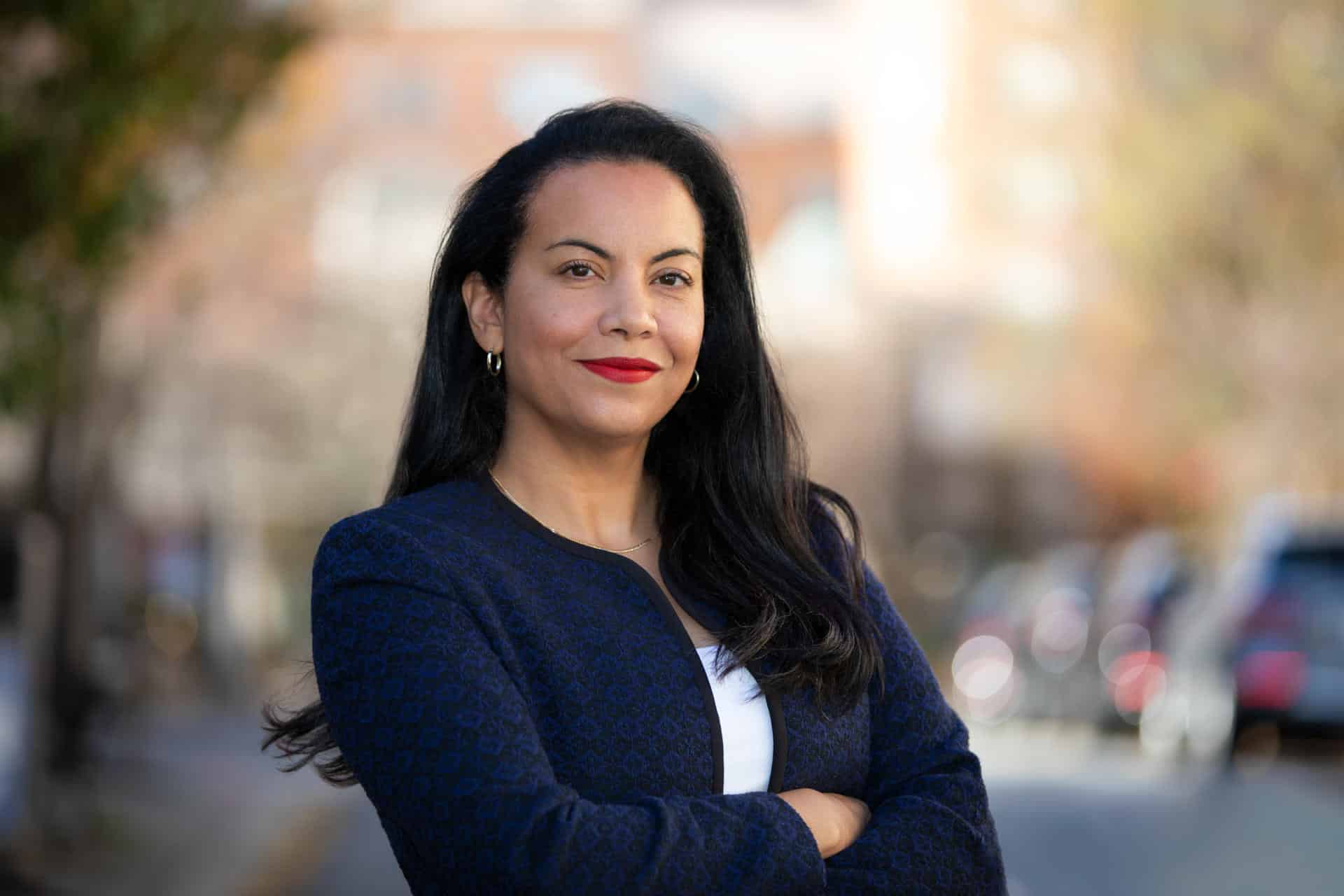Fotografía de campaña electoral donde aparece la activista latina Analilia Mejía quien ganó la primaria demócrata de Nueva Jersey en unas elecciones especiales para ocupar un escaño en Washington que la enfrentará el próximo 16 de abril con el republicano Joe Hathaway. EFE/Analilia For Congress /SOLO USO EDITORIAL /NO VENTAS /SOLO DISPONIBLE PARA ILUSTRAR LA NOTICIA QUE ACOMPAÑA /CRÉDITO OBLIGATORIO