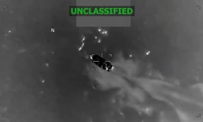 Captura de un video difundido en la cuenta en X @Southcom del Comando Sur de las fuerzas armadas de EE.UU. de una lancha supuestamente operada por organizaciones del narcotráfico en aguas internacionales en el Caribe, cerca de Venezuela. EFE/ @southcom