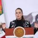 La presidenta de México, Claudia Sheinbaum, habla en una rueda de prensa este miércoles, en el Palacio Nacional de Ciudad de México (México). EFE/ Mario Guzmán