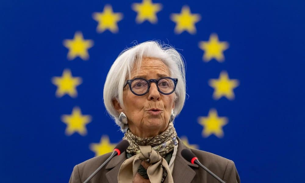 La presidenta del Banco Central Europeo (BCE), Christine Lagarde, en una imagen de esta semana. EFE/EPA/CHRISTOPHE PETIT TESSON