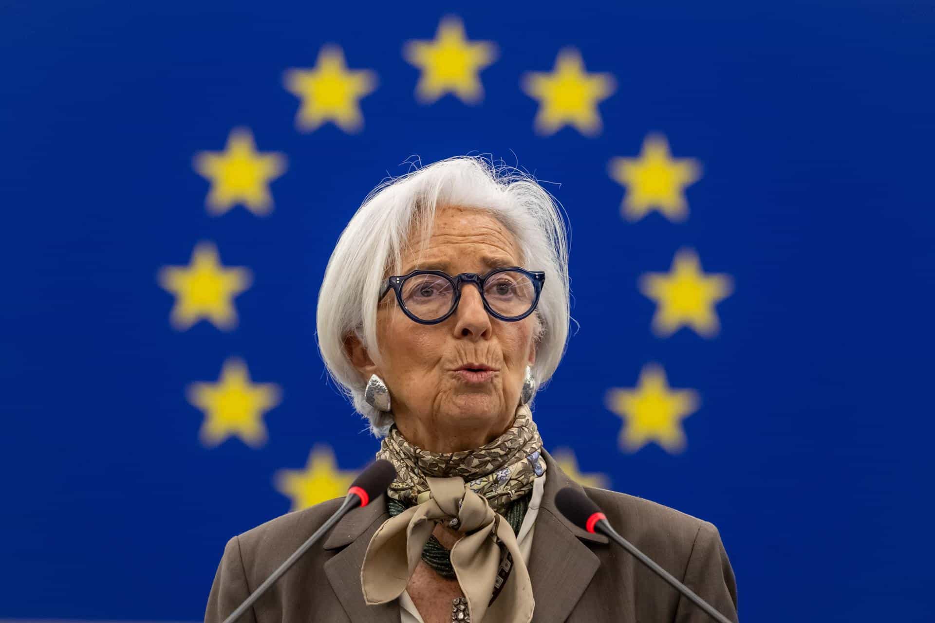 La presidenta del Banco Central Europeo (BCE), Christine Lagarde, en una imagen de esta semana. EFE/EPA/CHRISTOPHE PETIT TESSON