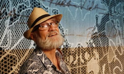 Fotografía de archivo donde aparece el artista plástico Antonio Martorell posando para los medios de comunicación en el Museo de arte de Puerto Rico. EFE/Thais Llorca