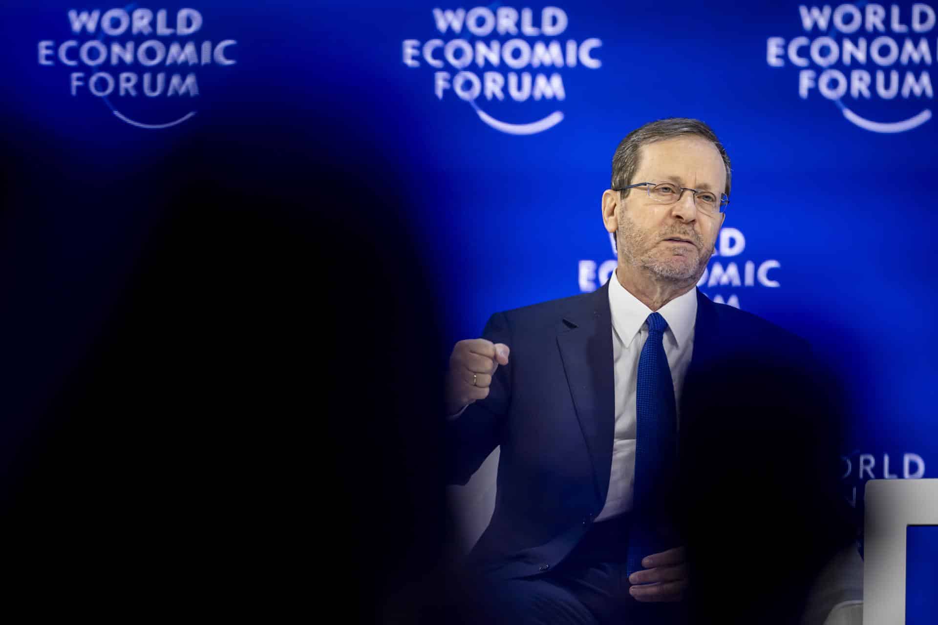 Archivo - DAVOS (Suiza), 22/01/2026.- El presidente de Israel, Isaac Herzog, en el Foro Económico Mundial. EFE/EPA/GIAN EHRENZELLER