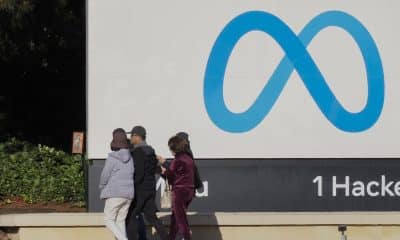 Fotografía de archivo del logotipo de Meta. EFE/EPA/JOHN G. MABANGLO