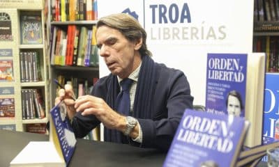 Imagen de archivo del expresidente del Gobierno español José María Aznar. EFE/Victor Lerena