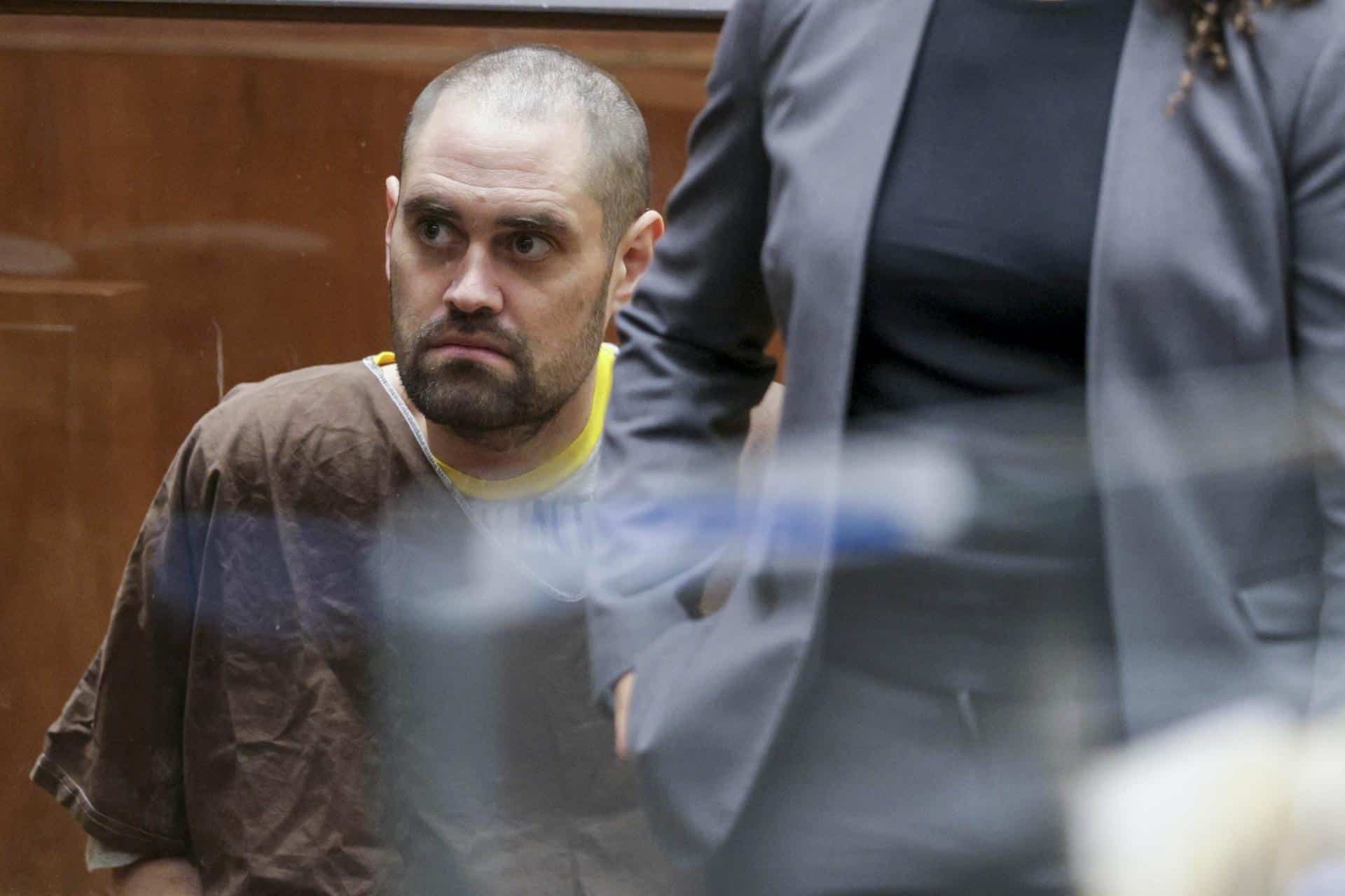 Nick Reiner durante la lectura de cargos en el Tribunal Superior del Condado de Los Ángeles. EFE/Chris Torres