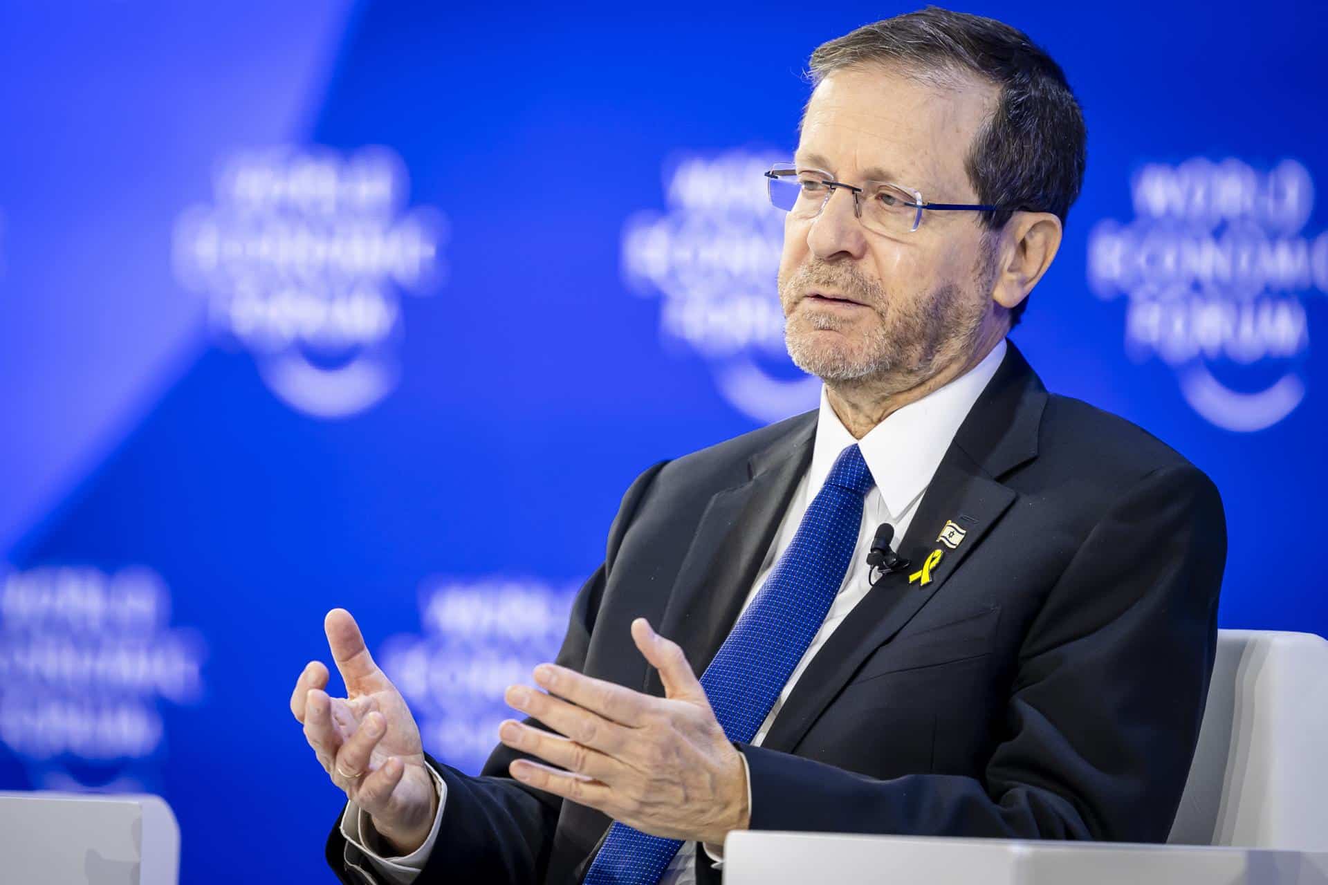 Fotografía de archivo del presidente de Israel, Isaac Herzog.
EFE/EPA/GIAN EHRENZELLER