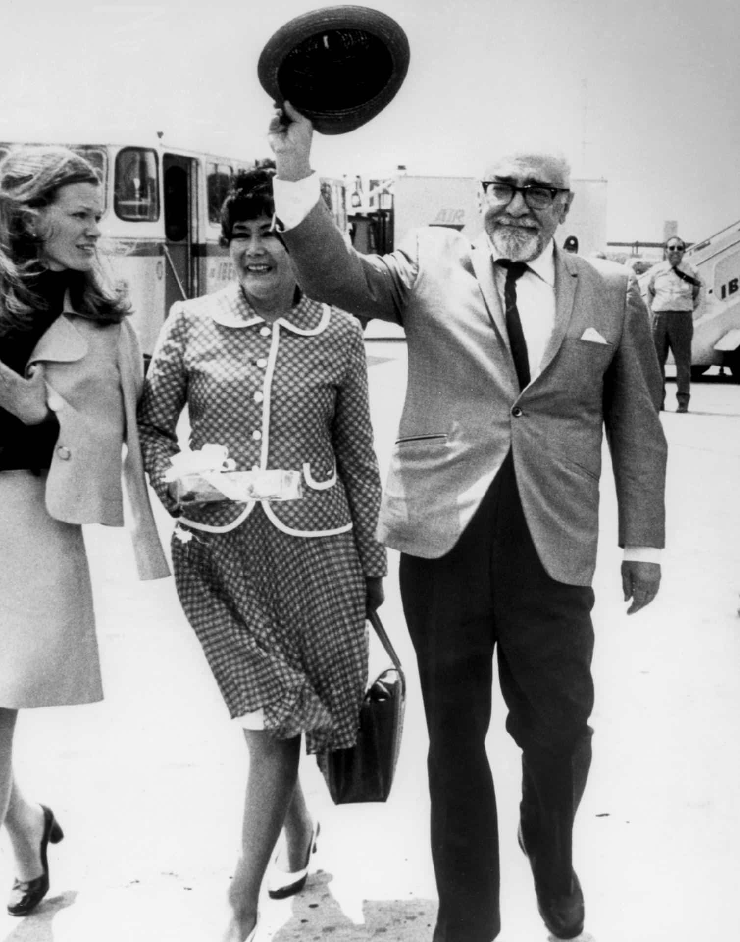 Ramón J. Sender regresa a España tras 35 años de exilio. EFE/Archivo