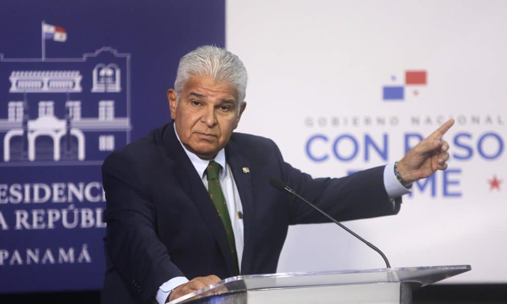 Fotografía de archivo fechada del presidente de Panamá, José Raúl Mulino en Ciudad de Panamá (Panamá). EFE/Carlos Lemos