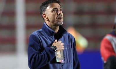 Álvaro Recoba, entrenador del Deportivo Táchira. EFE/Luis Gandarillas
