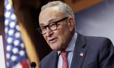 El líder de la minoría demócrata en el Senado de EE.UU., Chuck Schumer, en una foto de archivo. EFE/EPA/WILL OLIVER