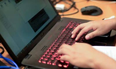 Fotografía de archivo que muestra a una persona utilizando una computadora. Imagen de archivo. EFE/ Ricardo Maldonado Rozo