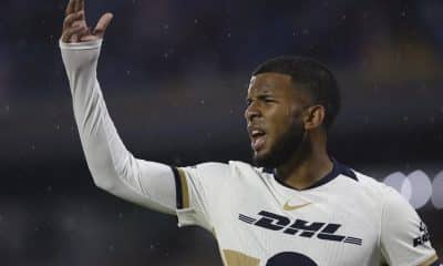 Pedro Vite de Pumas reacciona en un partido de la Liga MX en el Estadio Olímpico Universitario, en Ciudad de México (México). Imagen de archivo. EFE/ Sáshenka Gutiérrez