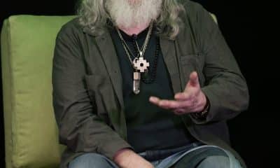 El compositor argentino Gustavo Santaolalla habla en una entrevista con EFE este viernes, en Ciudad de México (México). EFE/ José Méndez